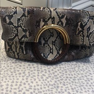 Michael Kors Snake Skin Tote Bag
